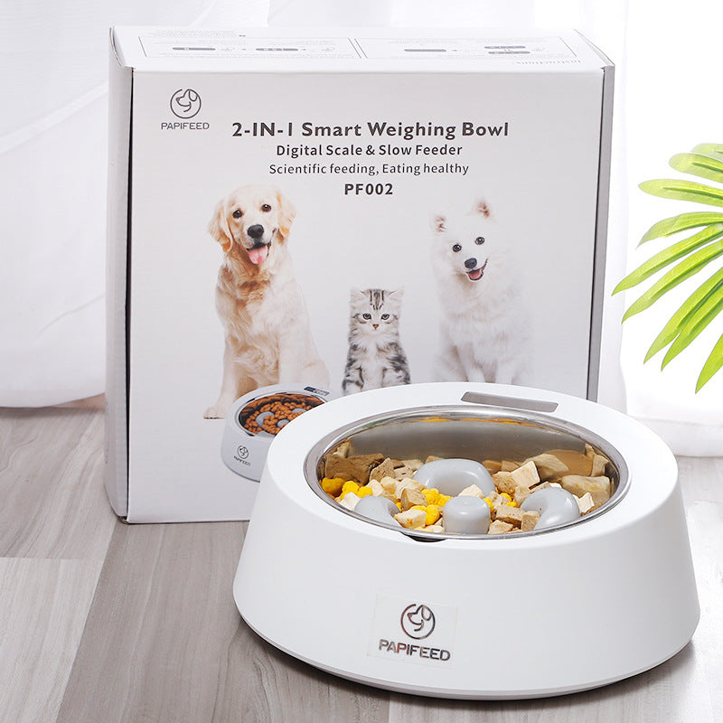 Smart Weighing Pet Slow Feeder